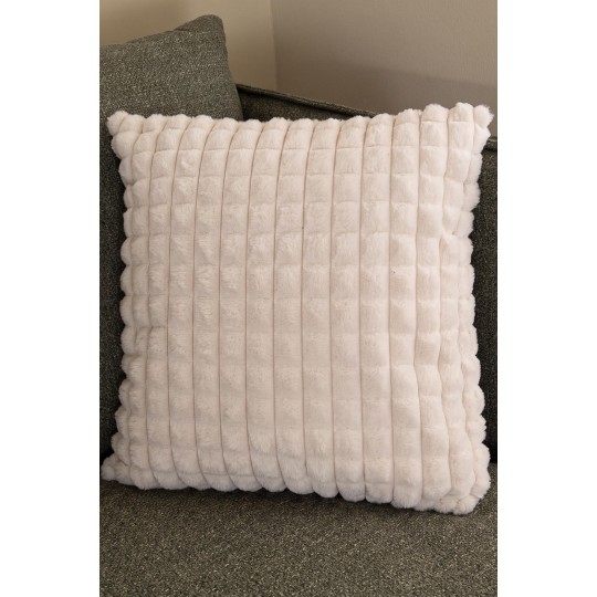 1060003 Διακοσμητική Μαξιλαροθήκη Relax Faux Fur (45x45) 280gsm διπλής όψεως Royal Carpet - 45 x 45 cm