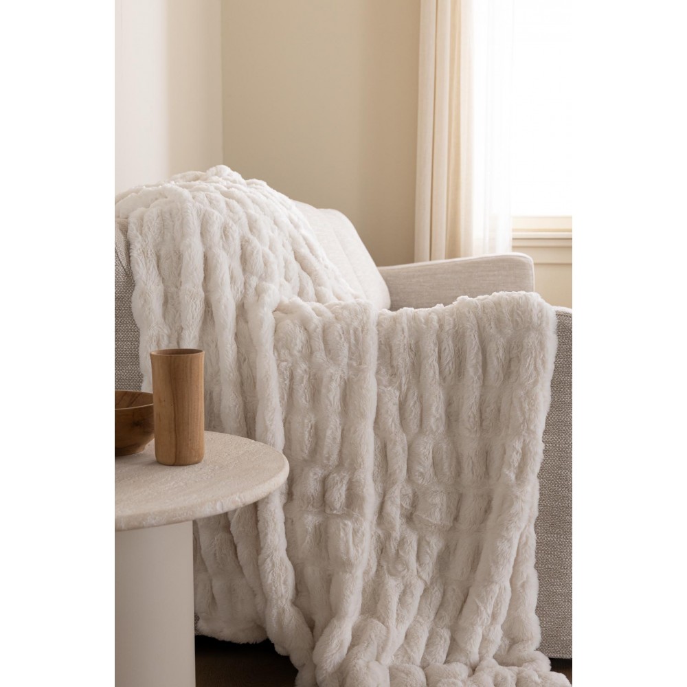 1060004 Ριχτάρι Relief Faux Fur (130x170) 430gsm & 180gsm mink φόδρα Royal Carpet - 130 x 170 cm