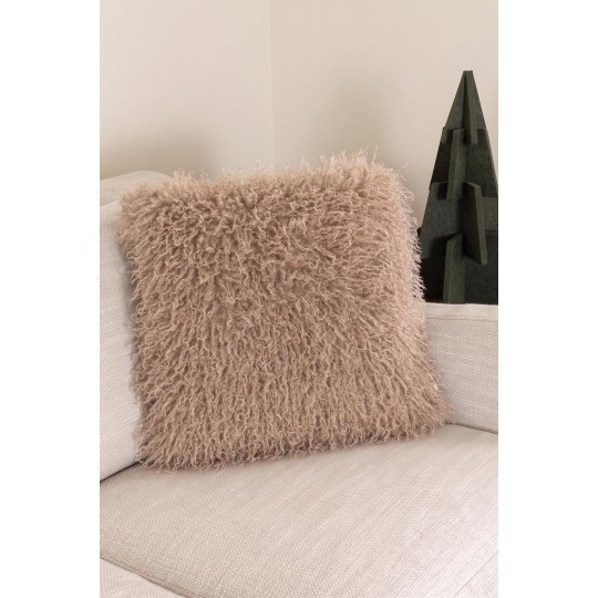 1060011 Διακοσμητική Μαξιλαροθήκη Ease Faux Fur (45x45) 550gsm διπλής όψεως Royal Carpet - 45 x 45 cm