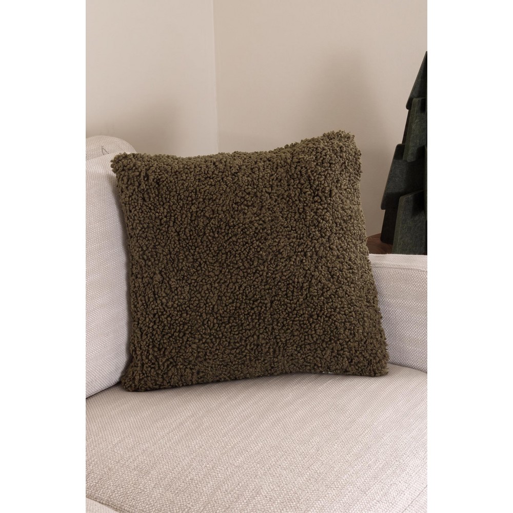 1060013 Διακοσμητική Μαξιλαροθήκη Snug Faux Fur (45x45) 575gsm διπλής όψεως Royal Carpet - 45 x 45 cm