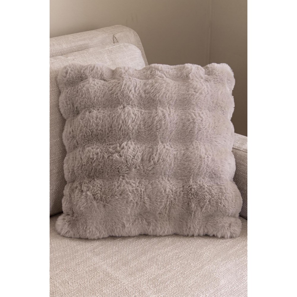 1060019 Διακοσμητική Μαξιλαροθήκη Cosy Faux Fur (45x45) 750gsm διπλής όψεως Royal Carpet - 45 x 45 cm