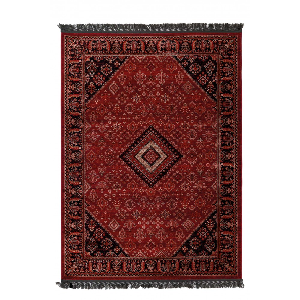 Κλασικό χαλί Afgan 306A D.RED BLACK Royal Carpet - 200 x 290 cm