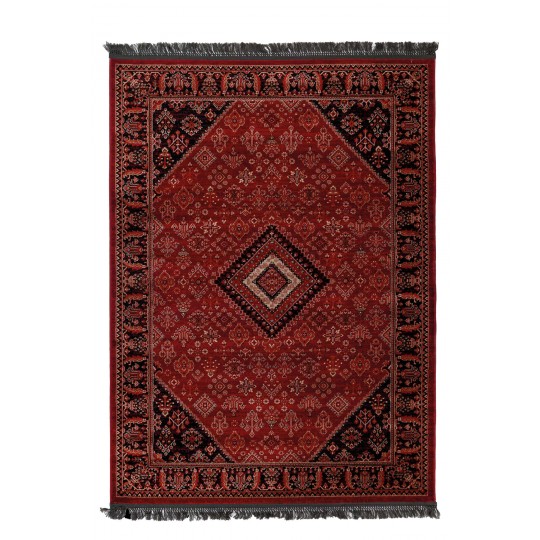 Κλασικό χαλί Afgan 306A D.RED BLACK Royal Carpet - 200 x 290 cm