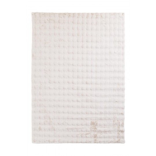 Γούνινο Χαλί Bunny BUBBLE CANVAS CREAM Royal Carpet - 100 x 150 cm