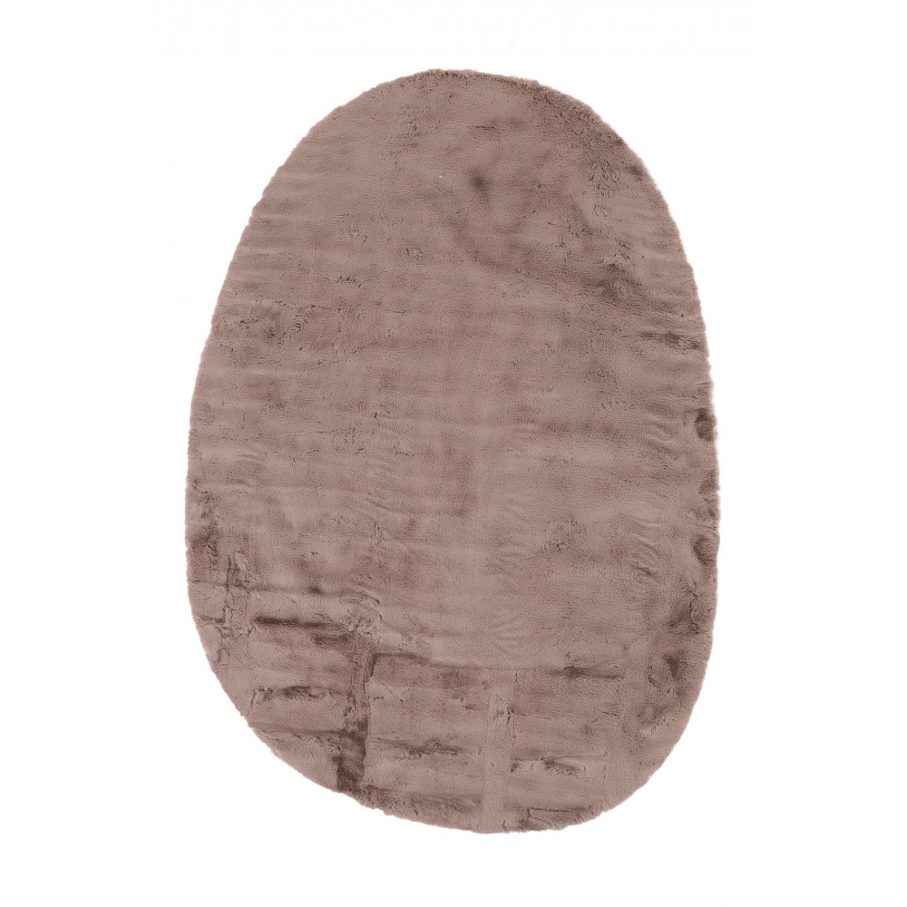 Γούνινο Χαλί Bunny OVAL BEIGE 1000 Royal Carpet - 170 x 240 cm