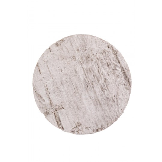Γούνινο Χαλί Round BUNNY BROWN Royal Carpet - 200 x 200 cm