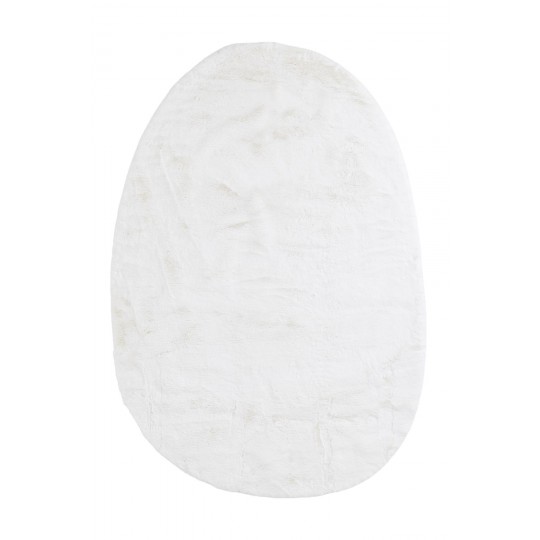 Γούνινο Χαλί Bunny OVAL WHITE Royal Carpet - 170 x 240 cm