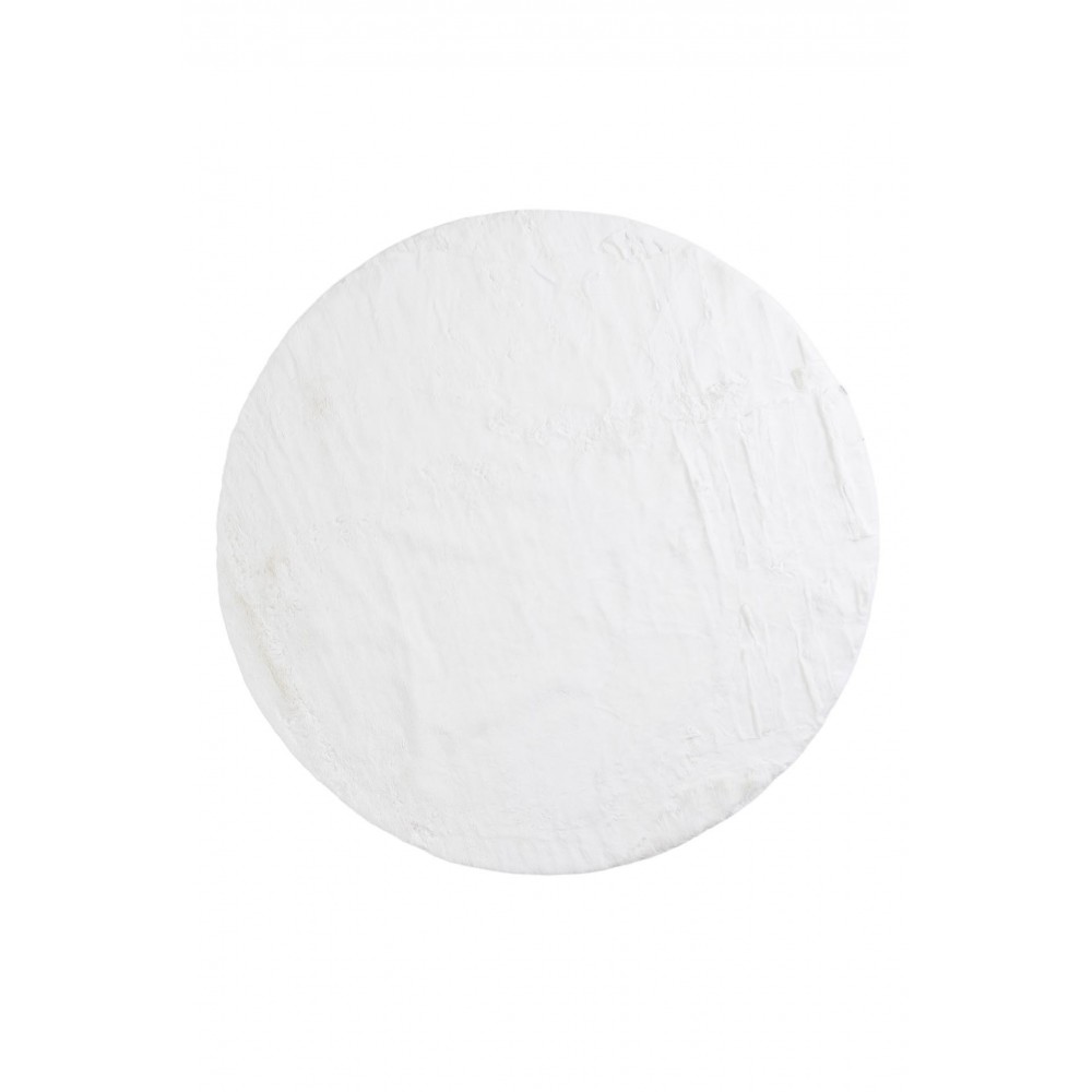 Γούνινο Χαλί Round BUNNY WHITE Royal Carpet - 200 x 200 cm