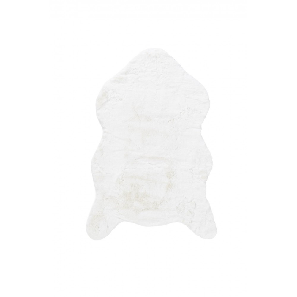 Γούνινο Χαλί Bunny SHAPE WHITE Royal Carpet - 80 x 120 cm