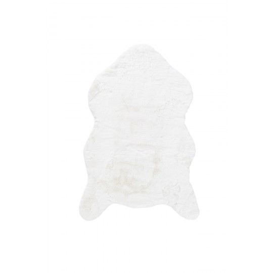 Γούνινο Χαλί Bunny SHAPE WHITE Royal Carpet - 80 x 120 cm