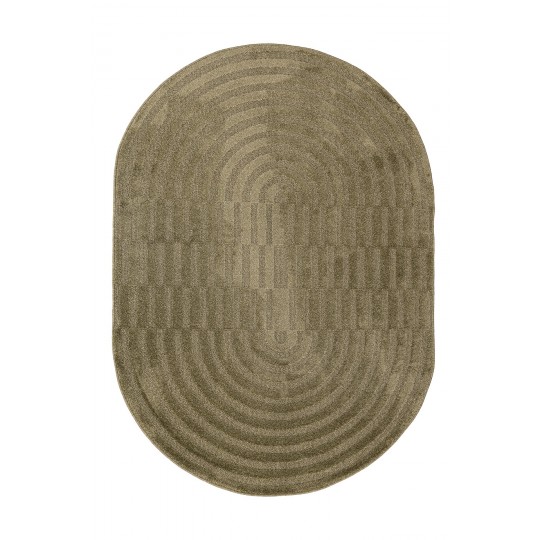 Οβάλ Χαλί Jazz 2972A OLIVE Royal Carpet - 200 x 290 cm