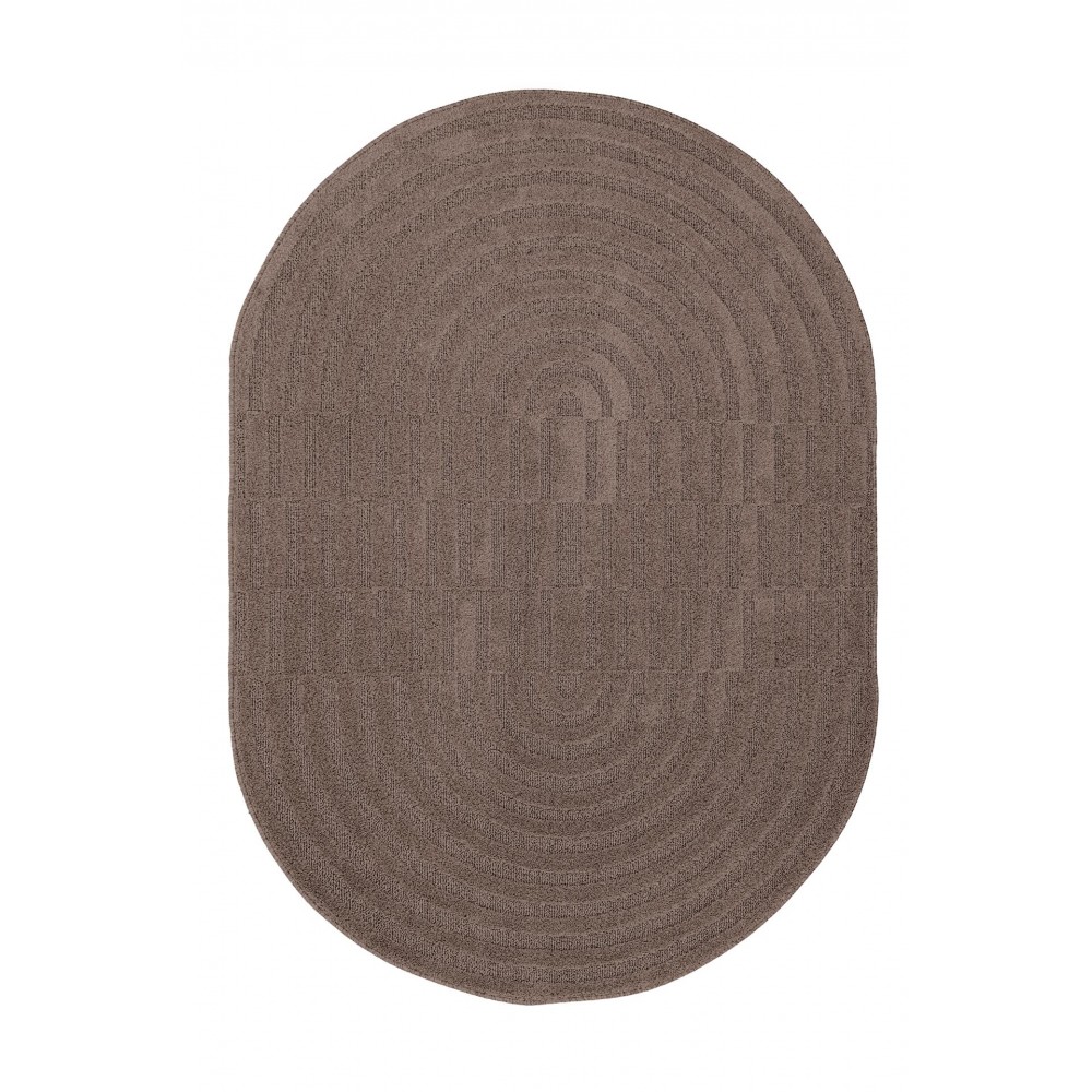 Οβάλ Χαλί Jazz 2972A TAUPE Royal Carpet - 133 x 190 cm