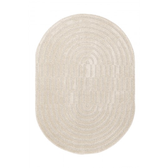 Οβάλ Χαλί Jazz 2972A WHITE Royal Carpet - 200 x 290 cm