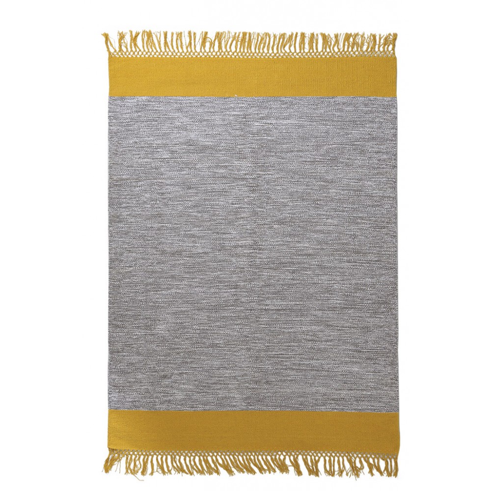Χαλί Urban Cotton Kilim Δ - Flitter Yellow Royal Carpet - 160 x 230 cm