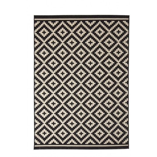 Ψάθα Flox 721K BLACK Royal Carpet - 140 x 200 cm