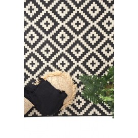 Ψάθα Flox 721K BLACK Royal Carpet - 140 x 200 cm