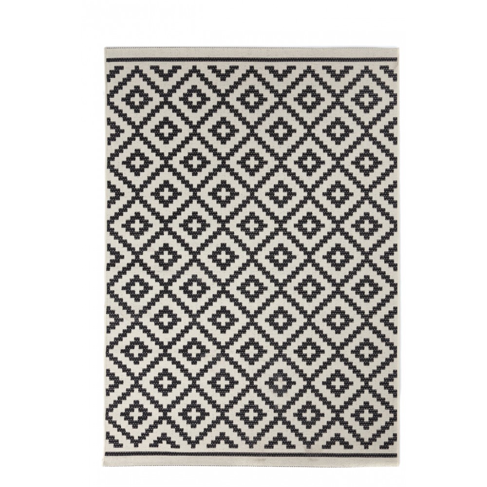 Ψάθα Flox 721W BLACK Royal Carpet - 160 x 230 cm