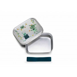 Lilliputiens - Ανοξείδωτο Φαγητοδοχείο Με Ελαστικό Ιμάντα Magic Joe