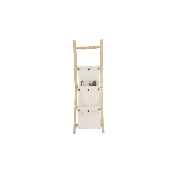 Magazine Rack Genaro (50x4.5x150) teak ξύλο Soulworks