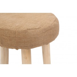 Σκαμπό Bar Mimosa FT 180 (34x73) teak ξύλο Soulworks