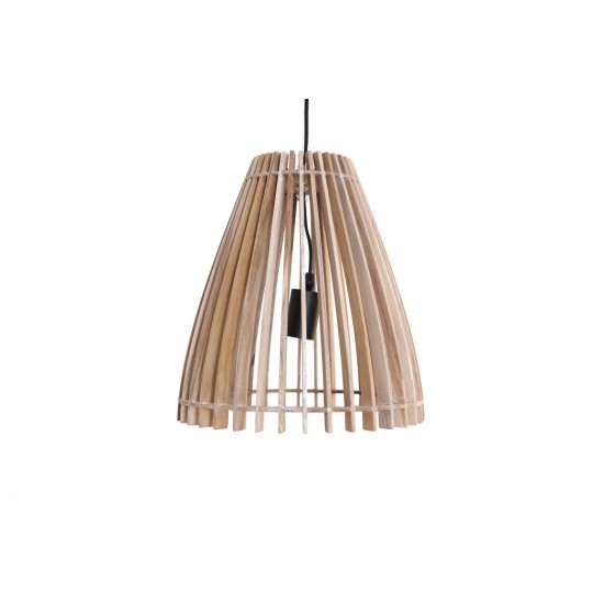 Φωτιστικό Οροφής Jivit (30x32) από ξύλο teak Soulworks