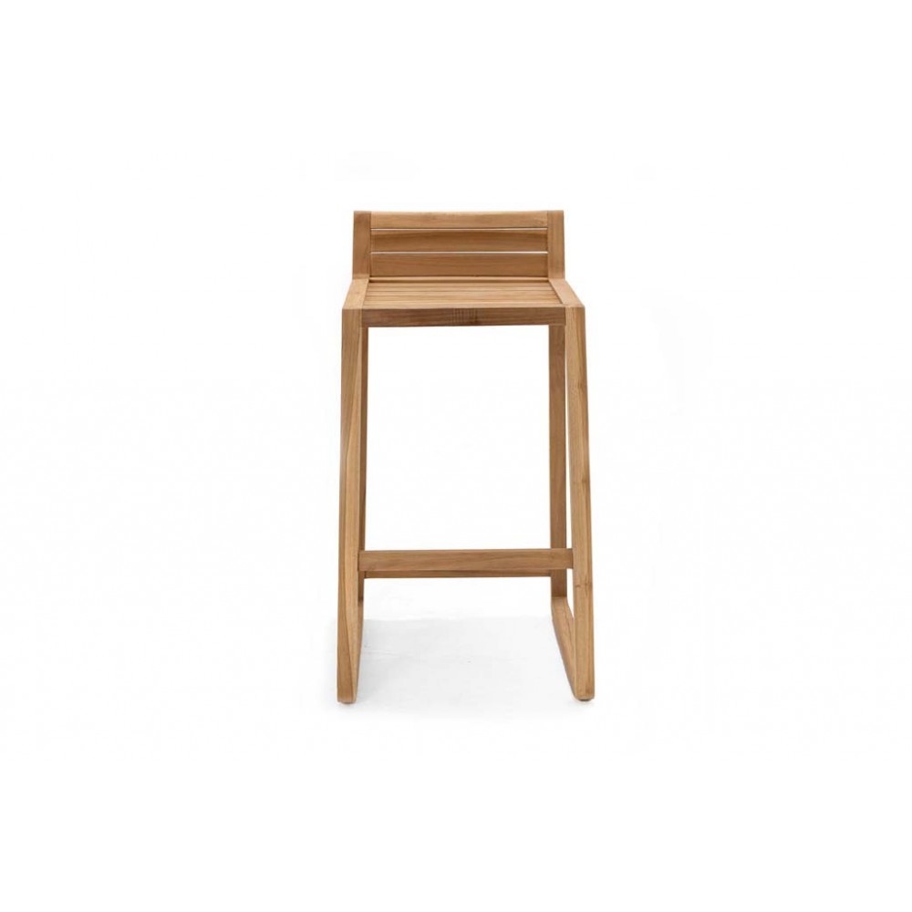 Σκαμπό Bar Kant (43x42x87) teak wood Soulworks
