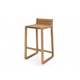 Σκαμπό Bar Kant (43x42x87) teak wood Soulworks