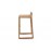 Σκαμπό Bar Kant (43x42x87) teak wood Soulworks