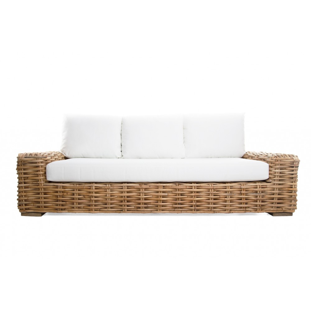 Καναπές Τριθέσιος Cirebon Natural (215x80x70) rattan Soulworks