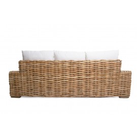 Καναπές Τριθέσιος Cirebon Natural (215x80x70) rattan Soulworks