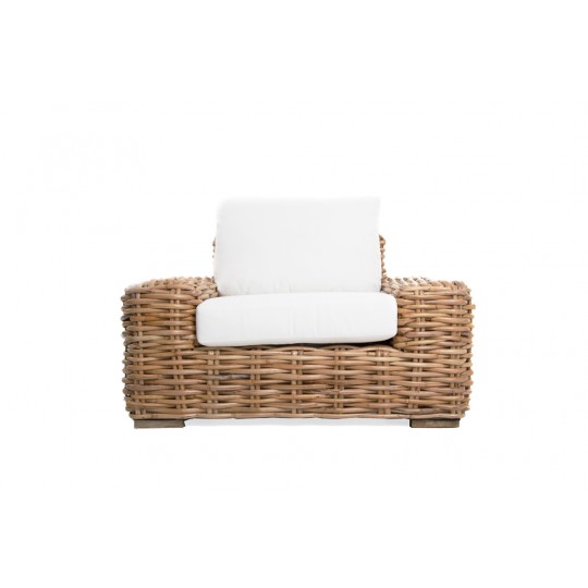 Καναπές Μονοθέσιος Cirebon Natural (80x115x70) rattan Soulworks