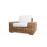 Καναπές Μονοθέσιος Cirebon Natural (80x115x70) rattan Soulworks