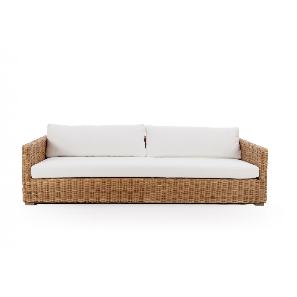 Καναπές Τριθέσιος Life (220x86x60) rattan Soulworks