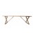 Τραπεζαρία Minerva (260x100x78) από ξύλο reclaimed teak Soulworks