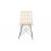 Καρέκλα Τραπεζαρίας KM Natural (45x55x85) Μέταλλο + Kubu rattan Soulworks