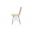 Καρέκλα Τραπεζαρίας KM Natural (45x55x85) Μέταλλο + Kubu rattan Soulworks