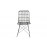 Καρέκλα Τραπεζαρίας KM Black (45x55x85) Μέταλλο + Kubu rattan Soulworks