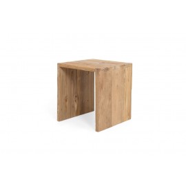 Βοηθητικό Τραπέζι Infinity (40x40x45) reclaimed teak rustic finish Soulworks