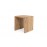 Βοηθητικό Τραπέζι Infinity (40x40x45) reclaimed teak rustic finish Soulworks