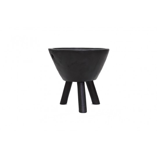 Διακοσμητικό Μπωλ Tripto Black (25x25x25) Soulworks