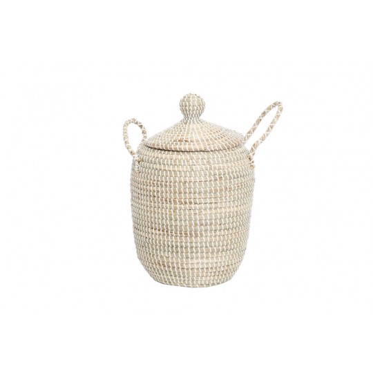 Καλάθι Tortilla με καπάκι M (31x46) seagrass Soulworks