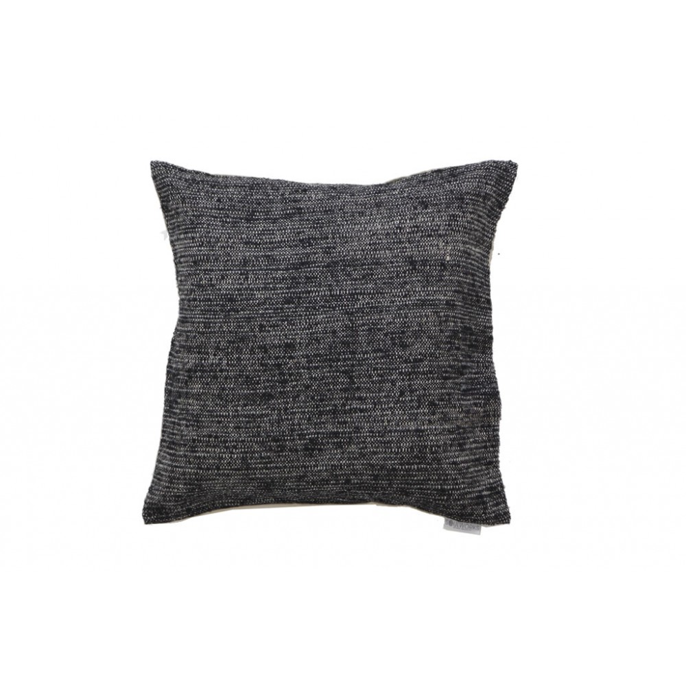 Διακοσμητικό μαξιλάρι Meren Black (50x50) cotton hand woven Soulworks