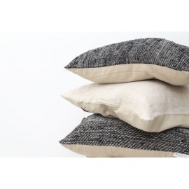 Διακοσμητικό μαξιλάρι Meren Black (50x50) cotton hand woven Soulworks