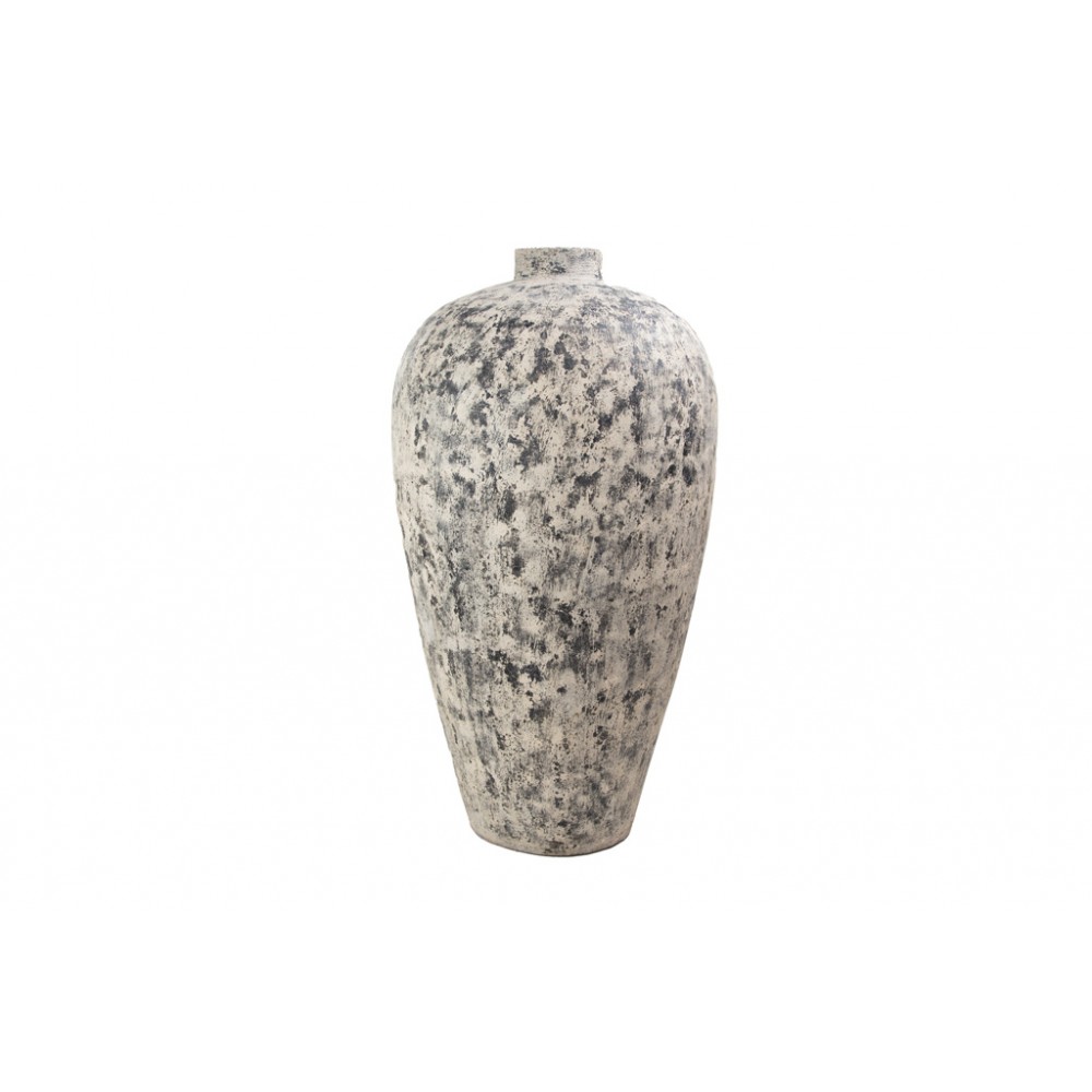 Διακοσμητικό Βάζο Zam Pit Cream (70x70x130) cemen, fiber, sand mix Soulworks