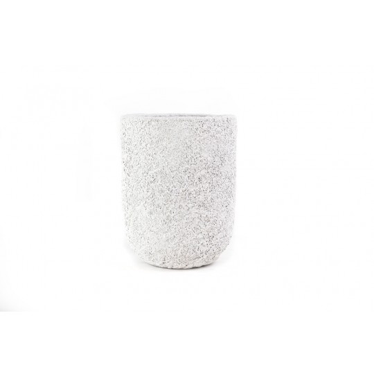 Γλάστρα Siso Gel Coral White (35x35x45) cemen, fiber, sand mix Soulworks