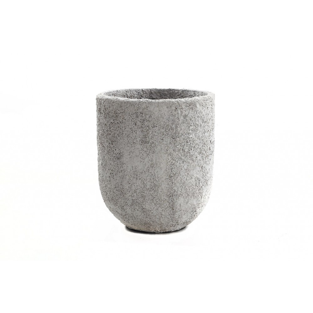 Γλάστρα Siso Gel Coral White (45x45x53) cemen, fiber, sand mix Soulworks
