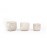 Κεραμικό Κηροπήγιο Mingi White Classic Small (11x11x10) Soulworks