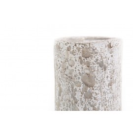 Κεραμικό Κηροπήγιο Slind White Classic Large (11x11x30) Soulworks
