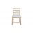 ows.0780011 Καρέκλα Τραπεζαρίας Trieste (50x65x94) κλαδιά teak Soulworks