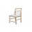 ows.0780011 Καρέκλα Τραπεζαρίας Trieste (50x65x94) κλαδιά teak Soulworks